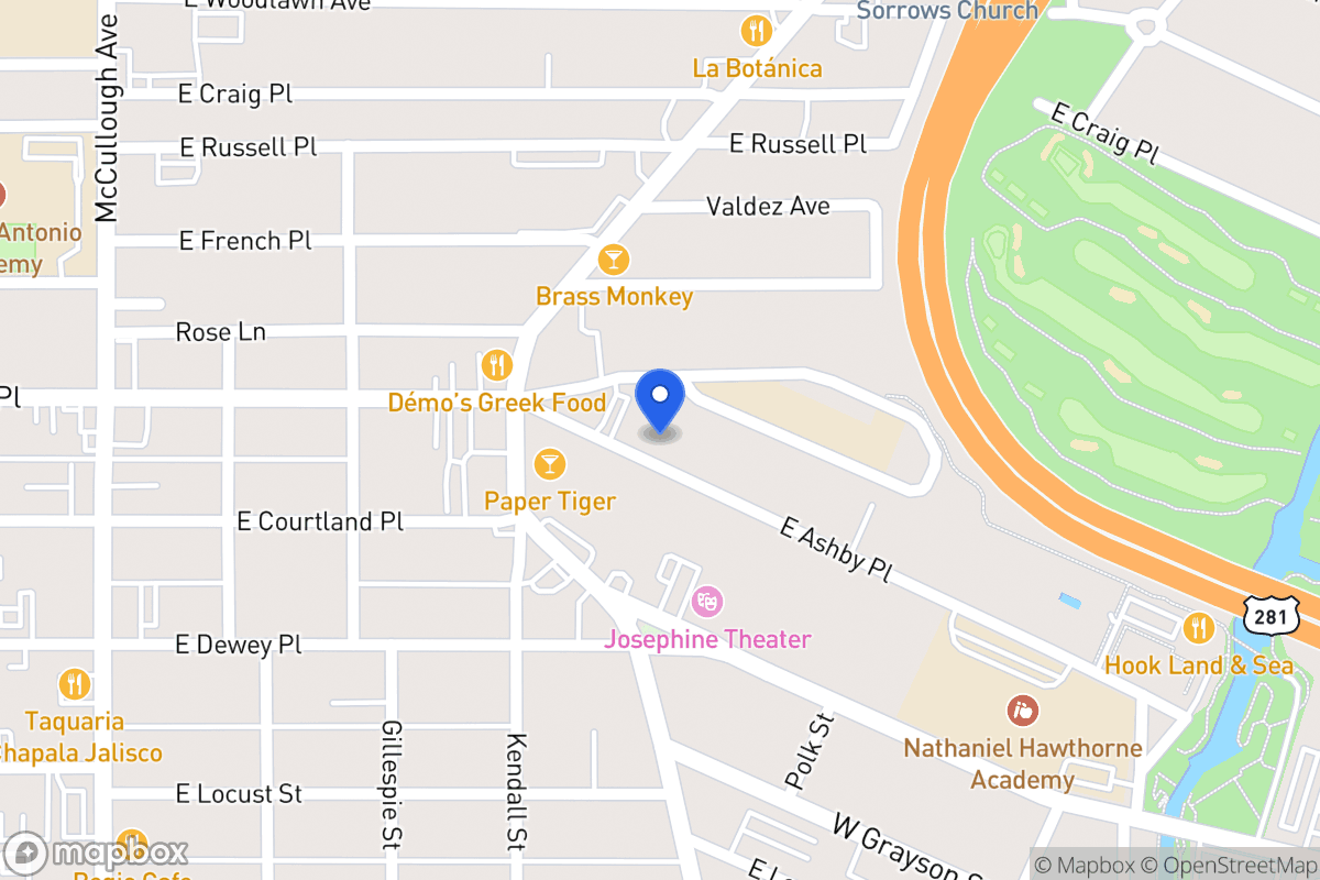 Map of 635 E Ashby Pl