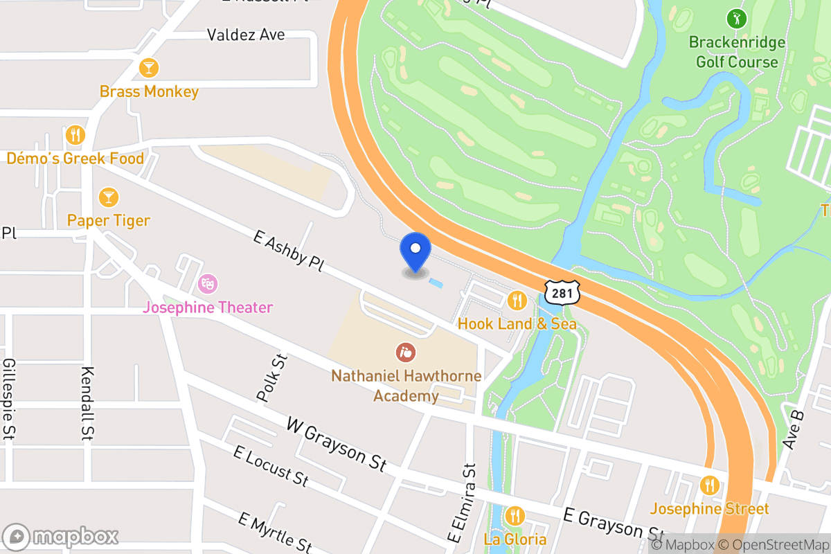 Map of 847 E Ashby Pl
