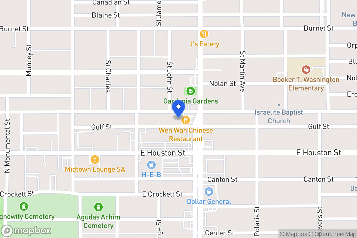 Map of 1402  Dawson St