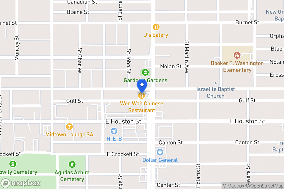 Map of 531 N New Braunfels Ave