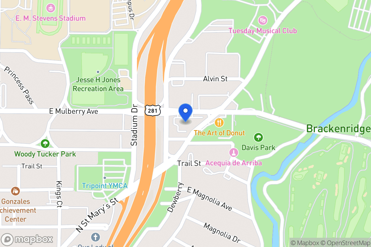 Map of 750 E Mulberry Ave