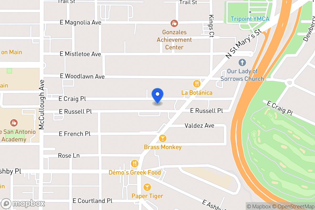 Map of 346 E Craig Pl