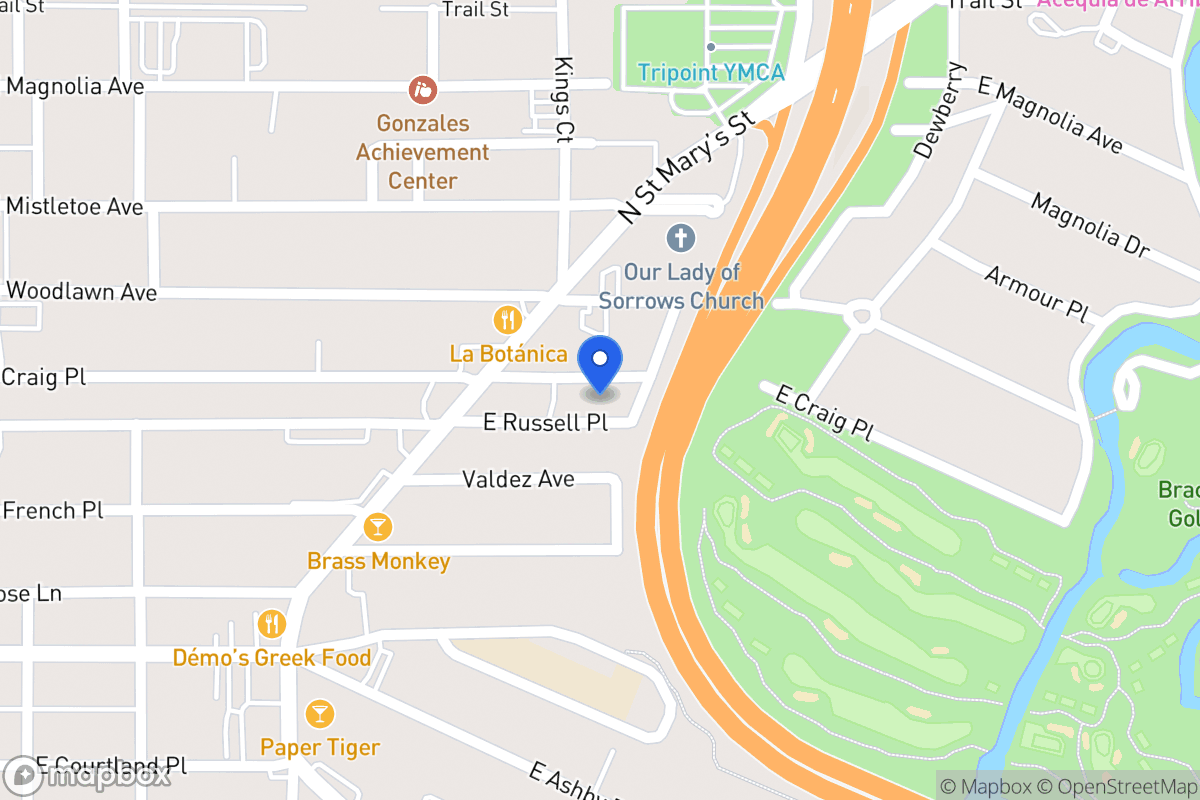 Map of 426 E Craig Pl
