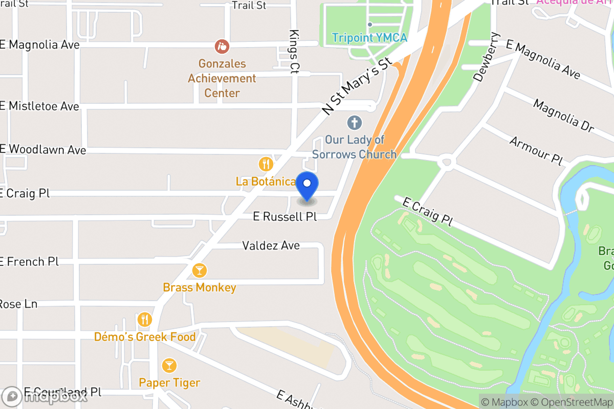 Map of 424 E Craig Pl
