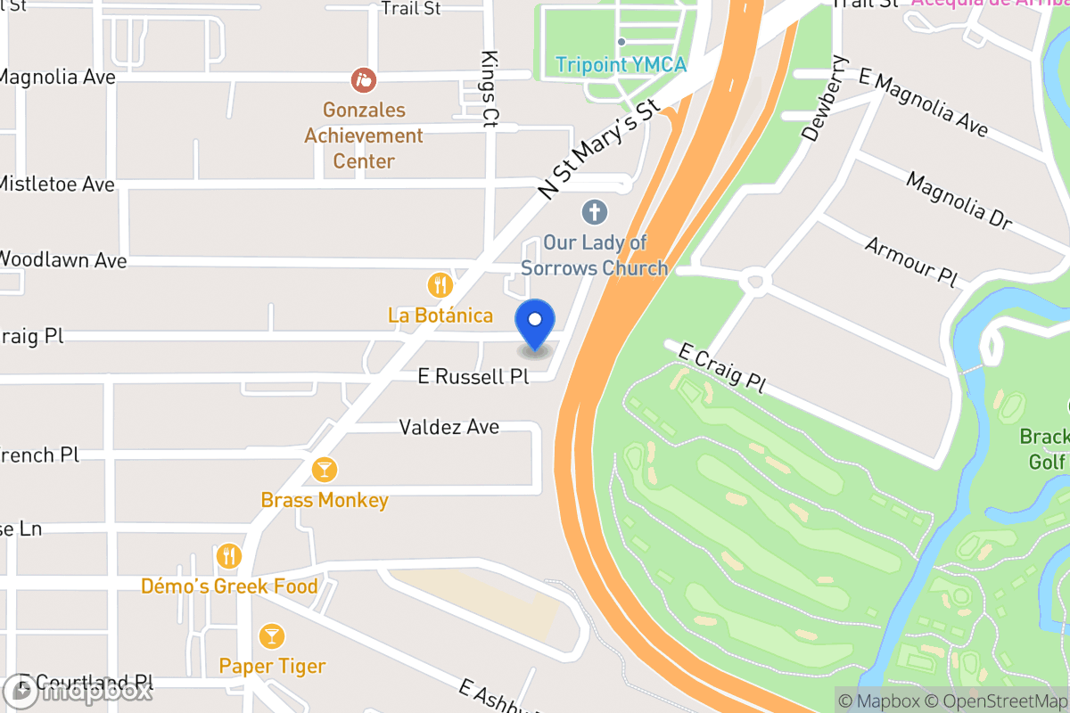 Map of 430 E Craig Pl