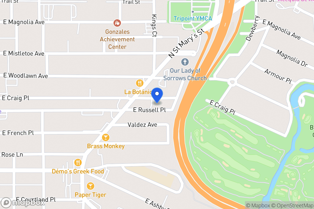 Map of 420 E Craig Pl