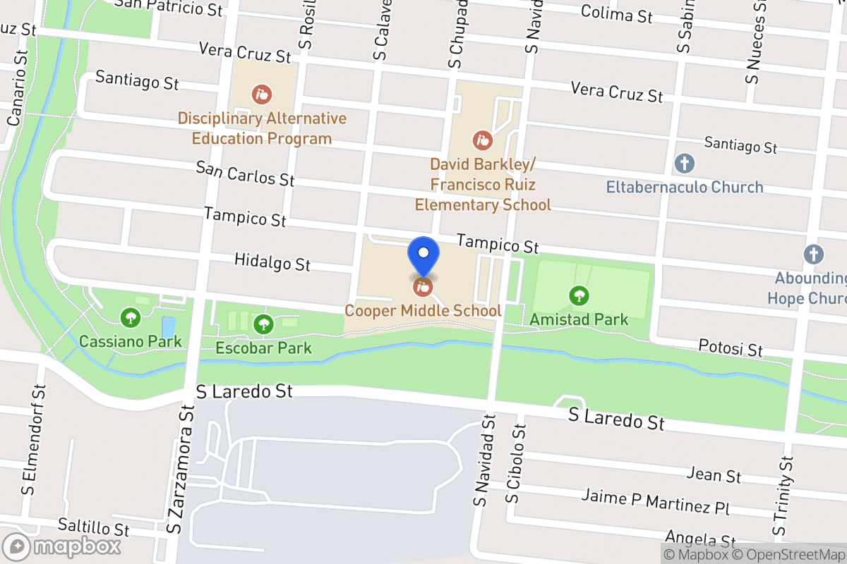 Map of 1700  Tampico St