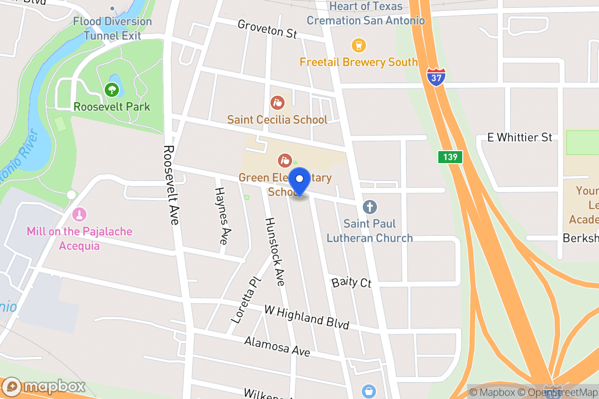 Map of 103  Castillo Ave