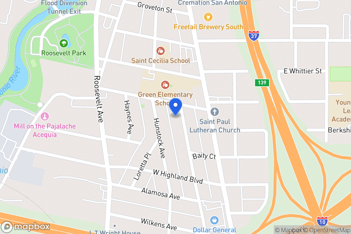 Map of 111  Castillo Ave