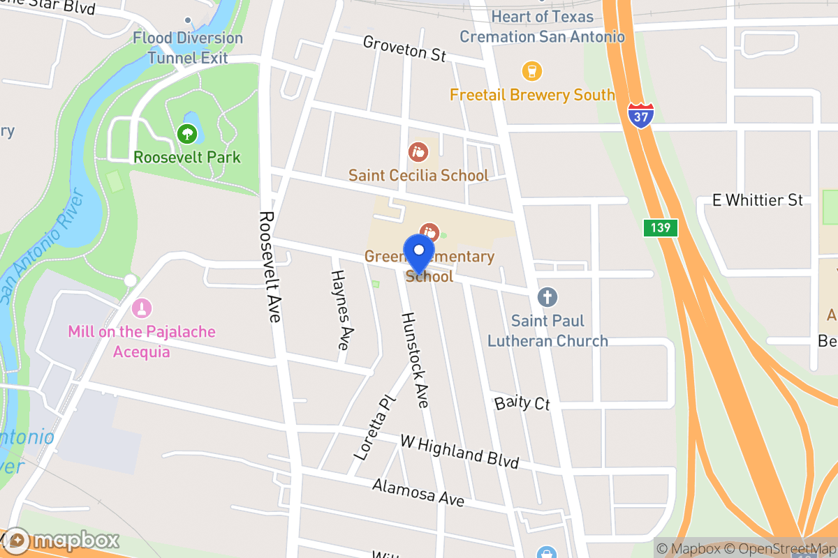 Map of 500  Hunstock Ave
