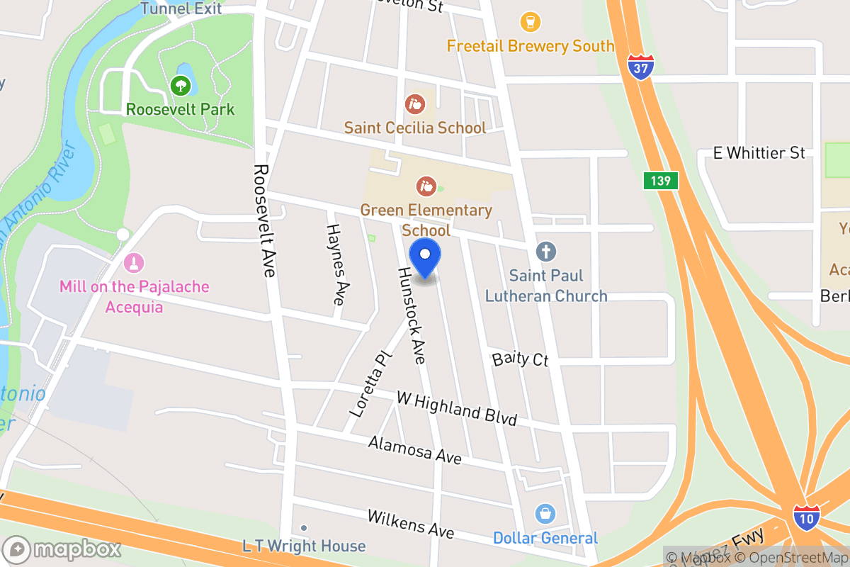 Map of 522  Hunstock Ave