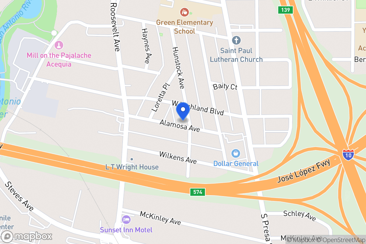 Map of 715  Hunstock Ave