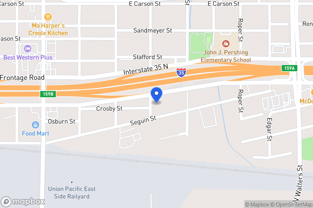 Map of 2402 N Interstate 35