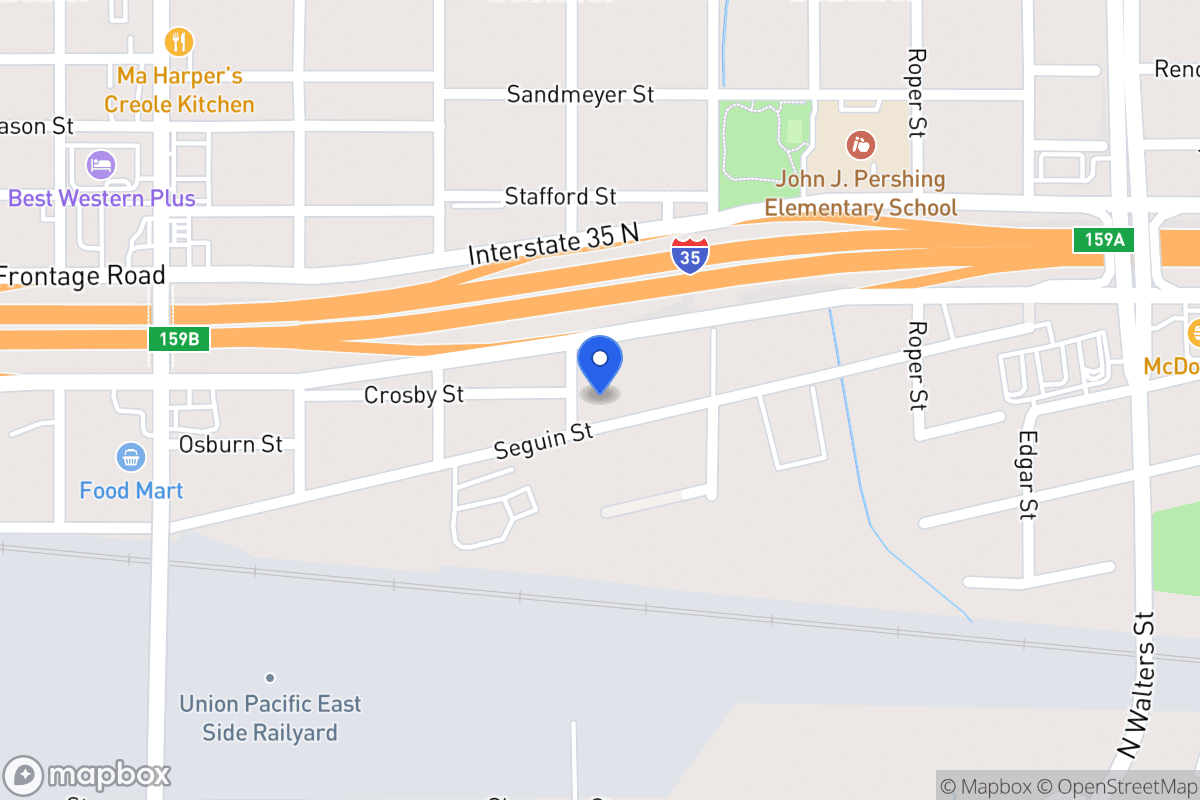 Map of 405  Seguin St