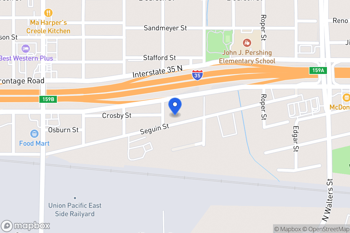 Map of 407  Seguin St