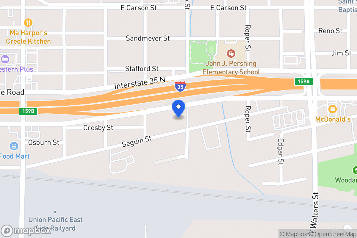 Map of 435  Seguin St