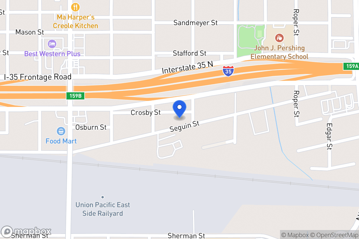Map of 2326  Crosby St