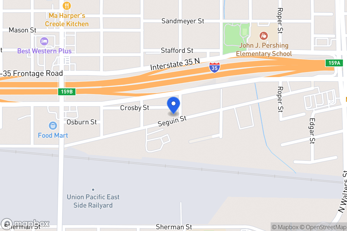 Map of 331  Seguin St