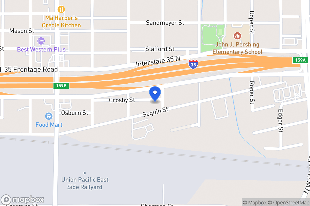 Map of 2330  Crosby St