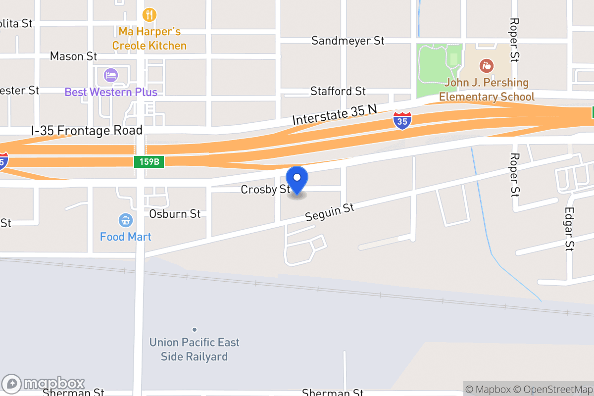 Map of 2310  Crosby St