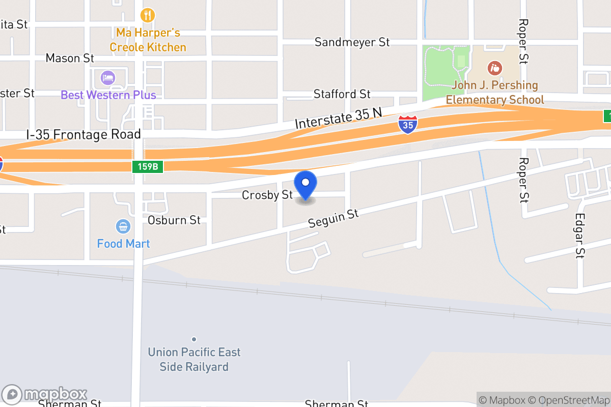 Map of 2314  Crosby St
