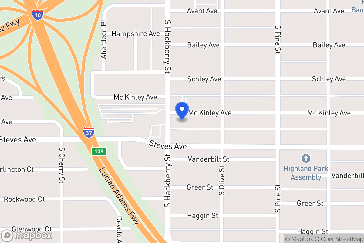 Map of 910  Mckinley Ave