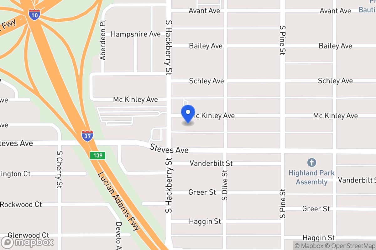 Map of 914  Mckinley Ave