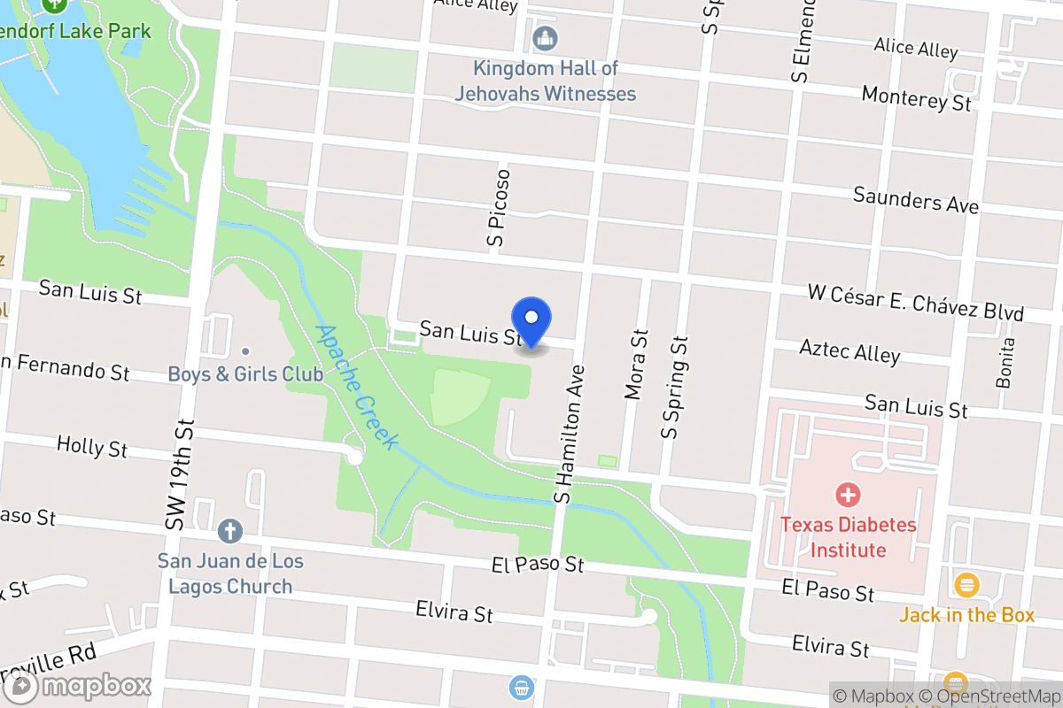 Map of 2914  San Luis St