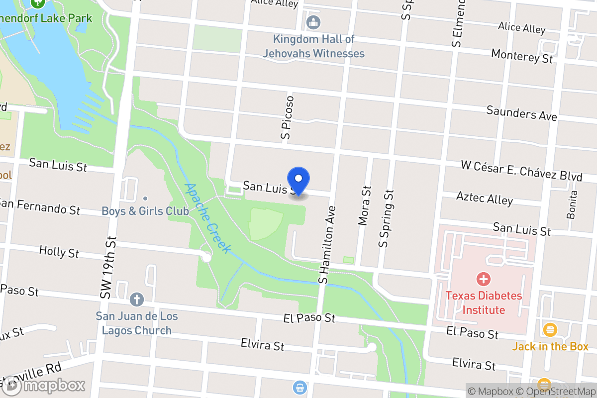 Map of 2918  San Luis St