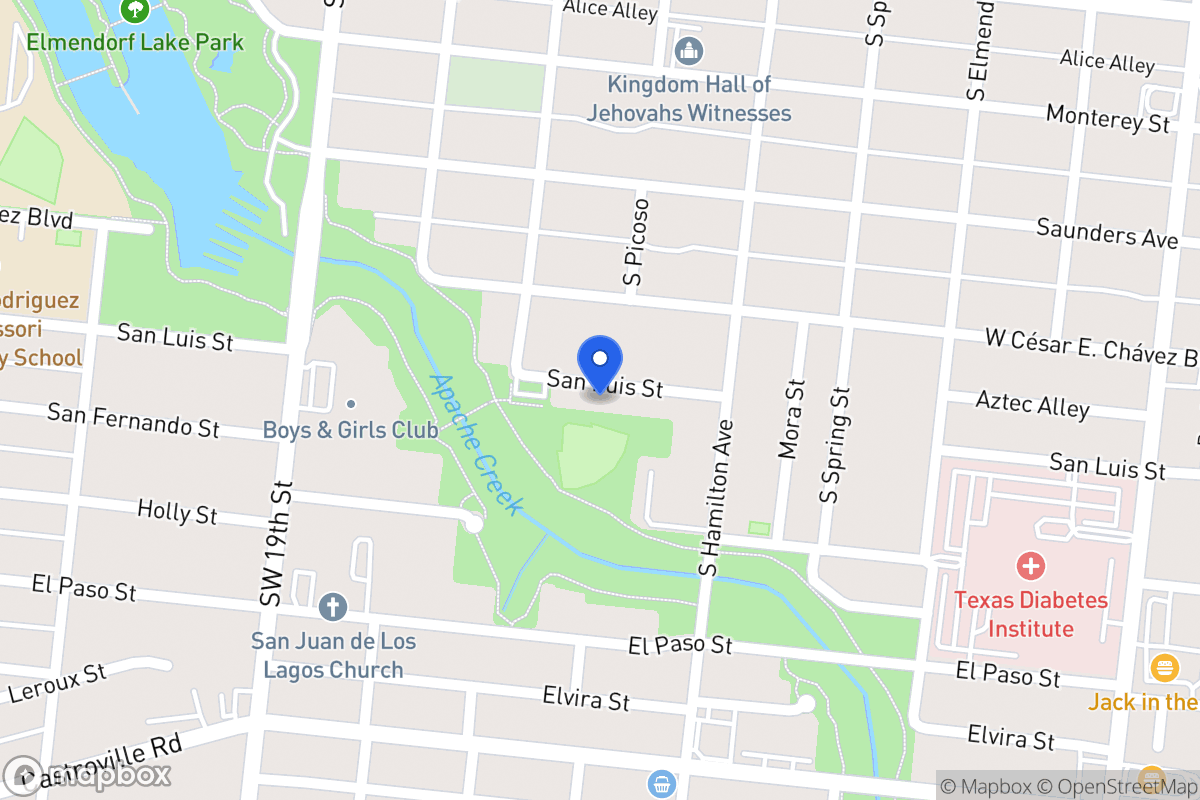 Map of 3004  San Luis St
