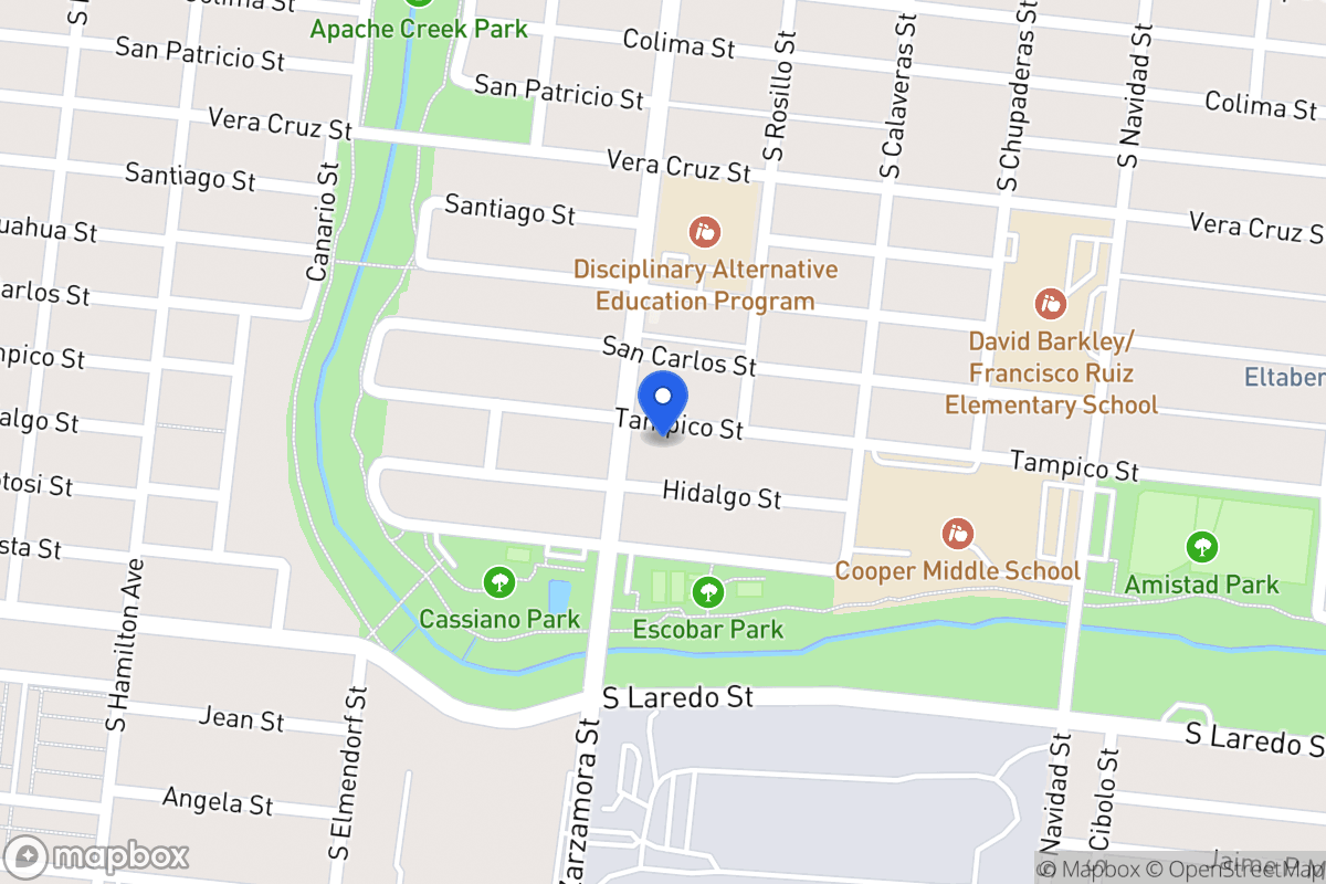 Map of 2012  Tampico St