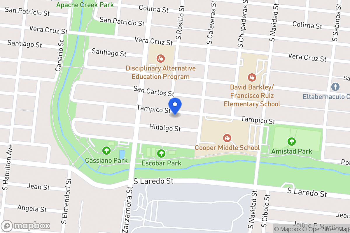 Map of 1916  Tampico St