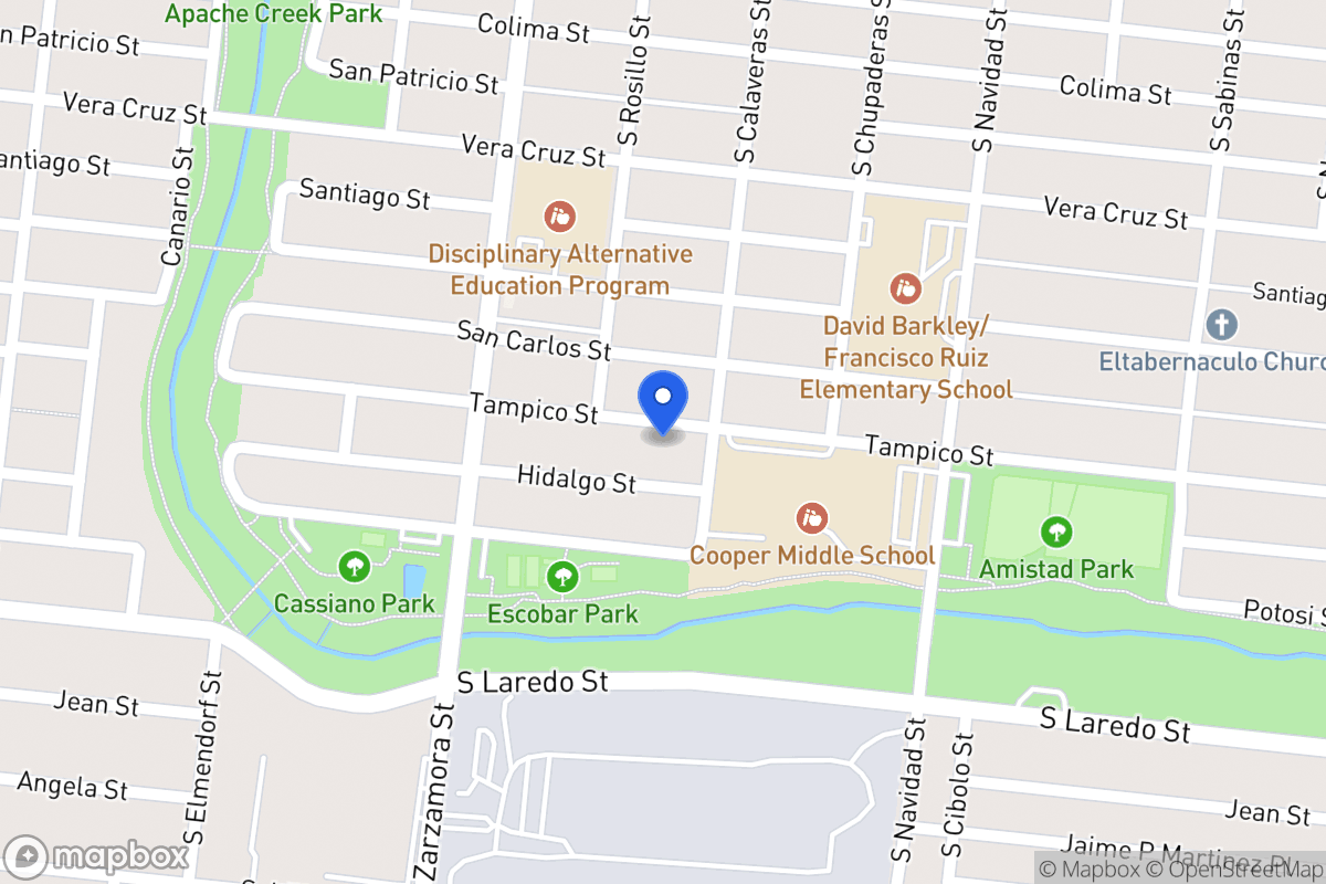 Map of 1906  Tampico St