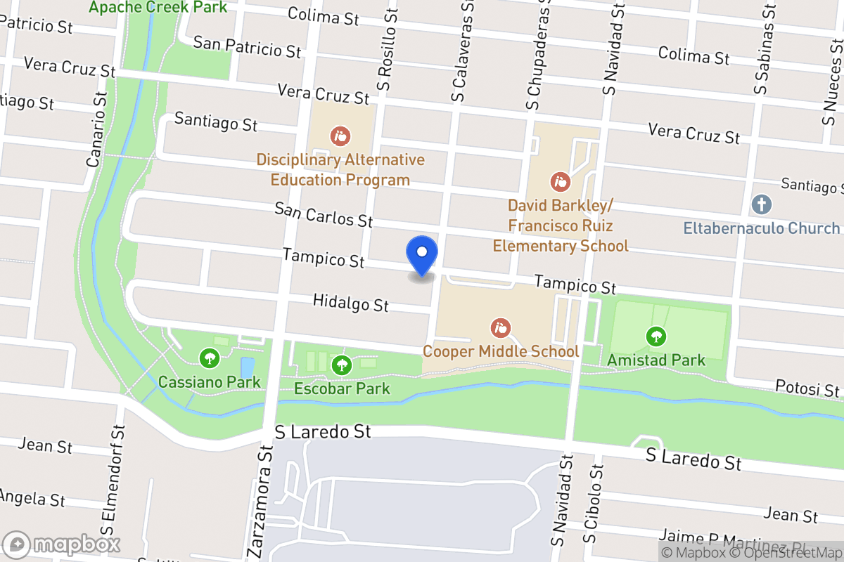 Map of 1900  Tampico St