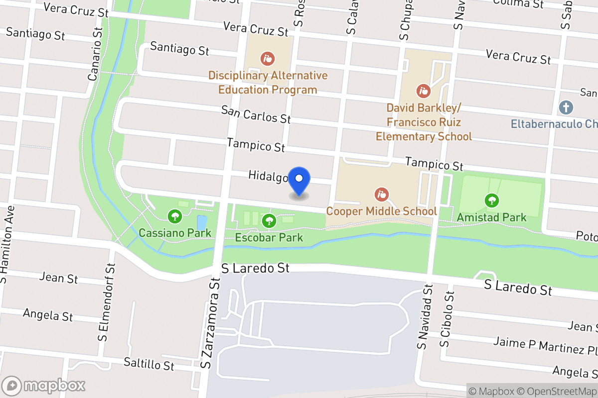 Map of 1413  Potosi St