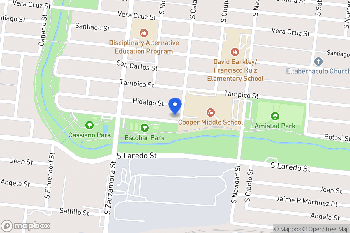 Map of 1403  Potosi St