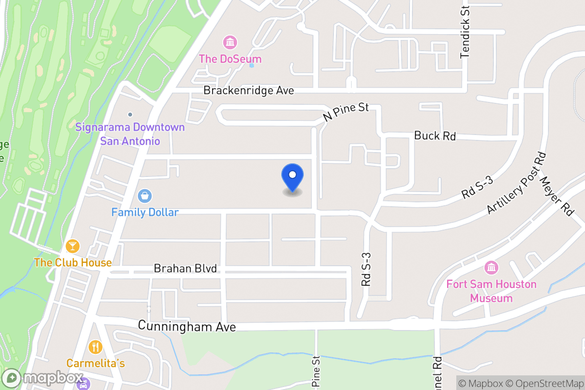 Map of 335  Army Blvd