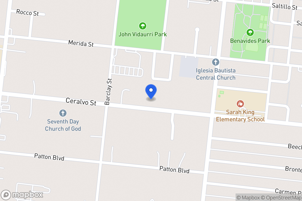 Map of 1217  Ceralvo St