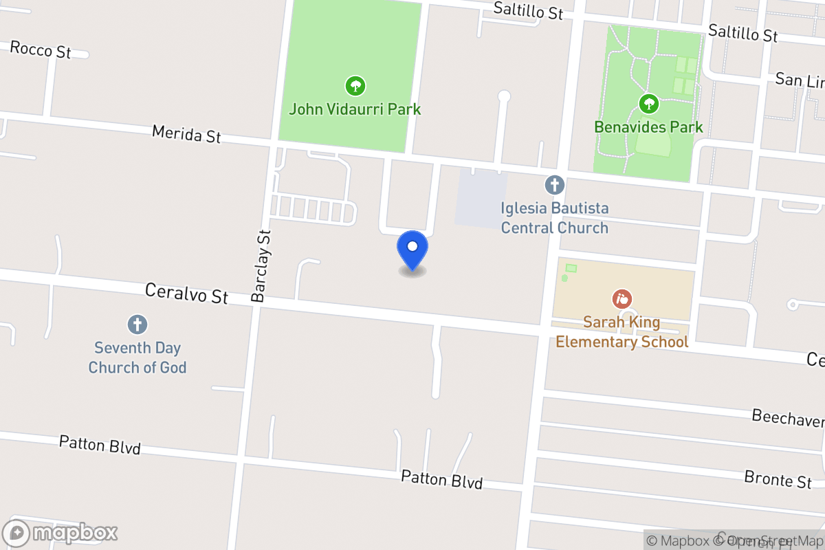 Map of 1153  Ceralvo St