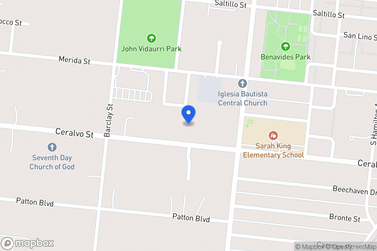 Map of 1135  Ceralvo St