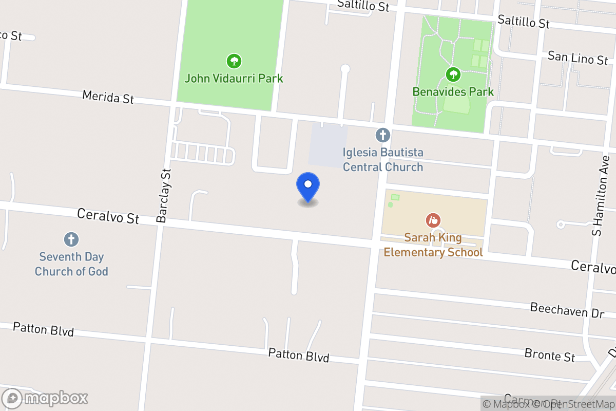 Map of 1131  Ceralvo St