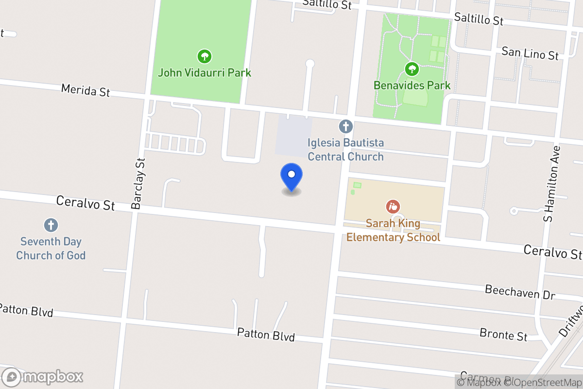 Map of 1127  Ceralvo St
