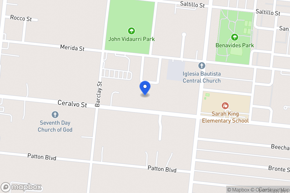 Map of 1207  Ceralvo St