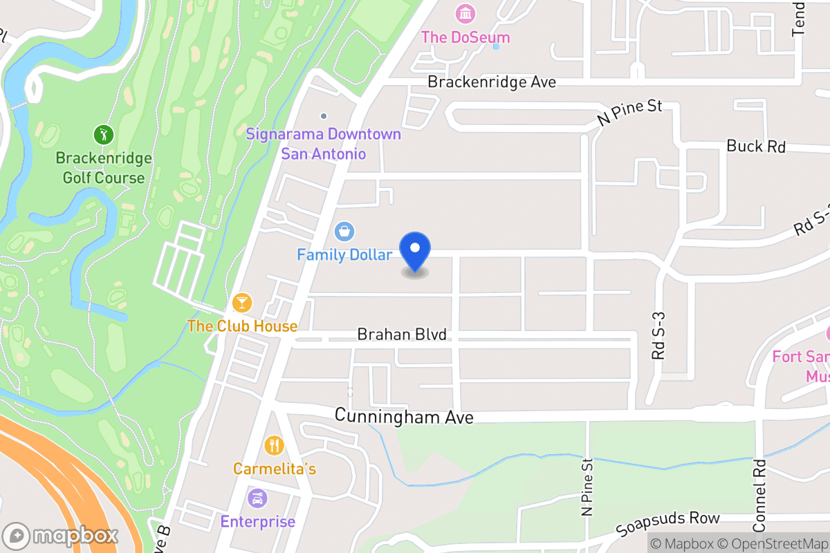 Map of 240  Army Blvd