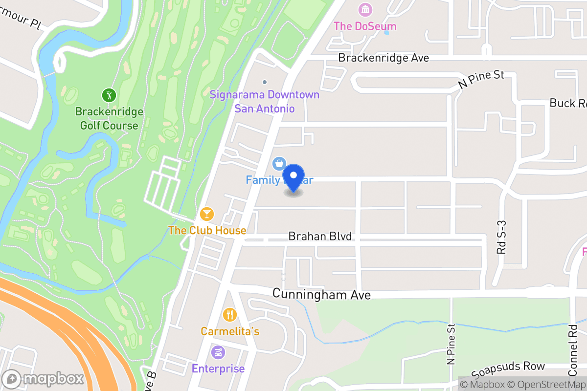 Map of 218  Army Blvd