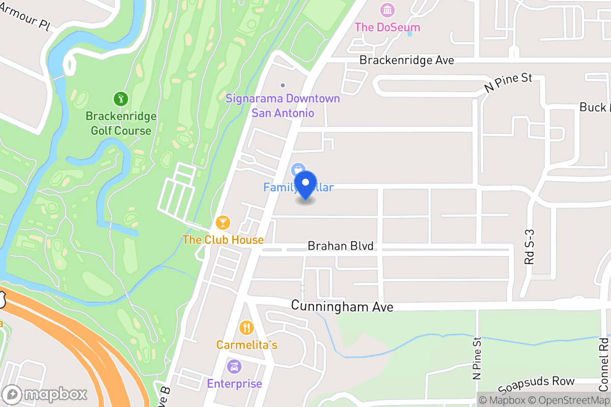Map of 214  Army Blvd