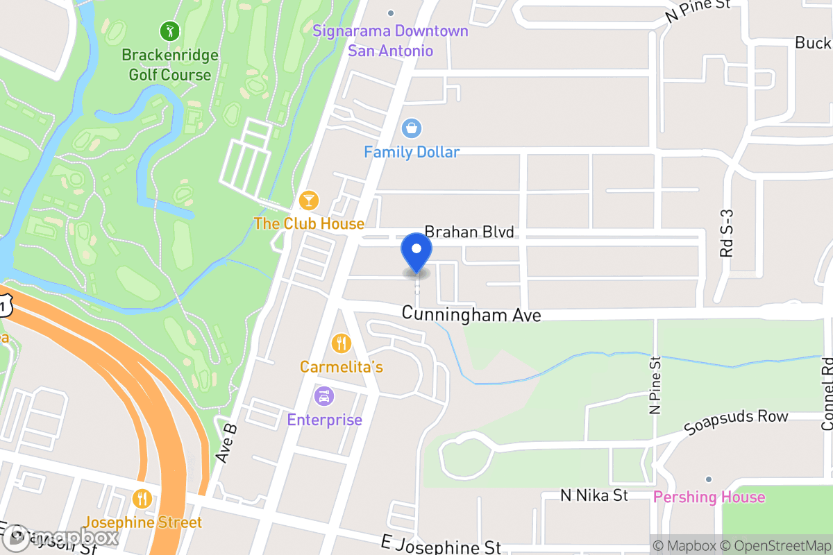 Map of 2300  Broadway St