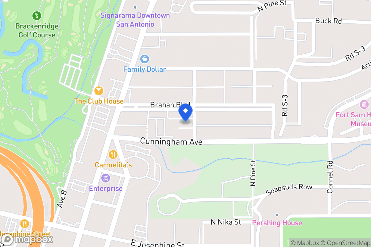 Map of 119  Haywood Ave