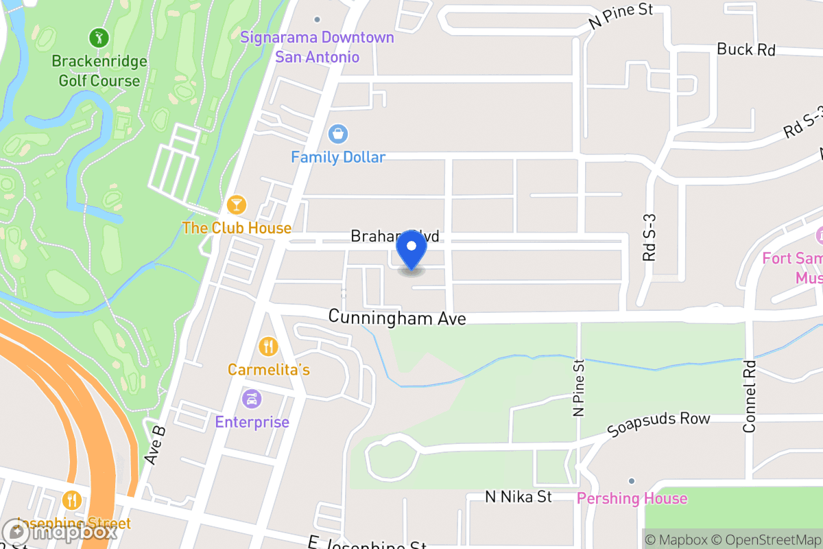 Map of 125  Haywood Ave
