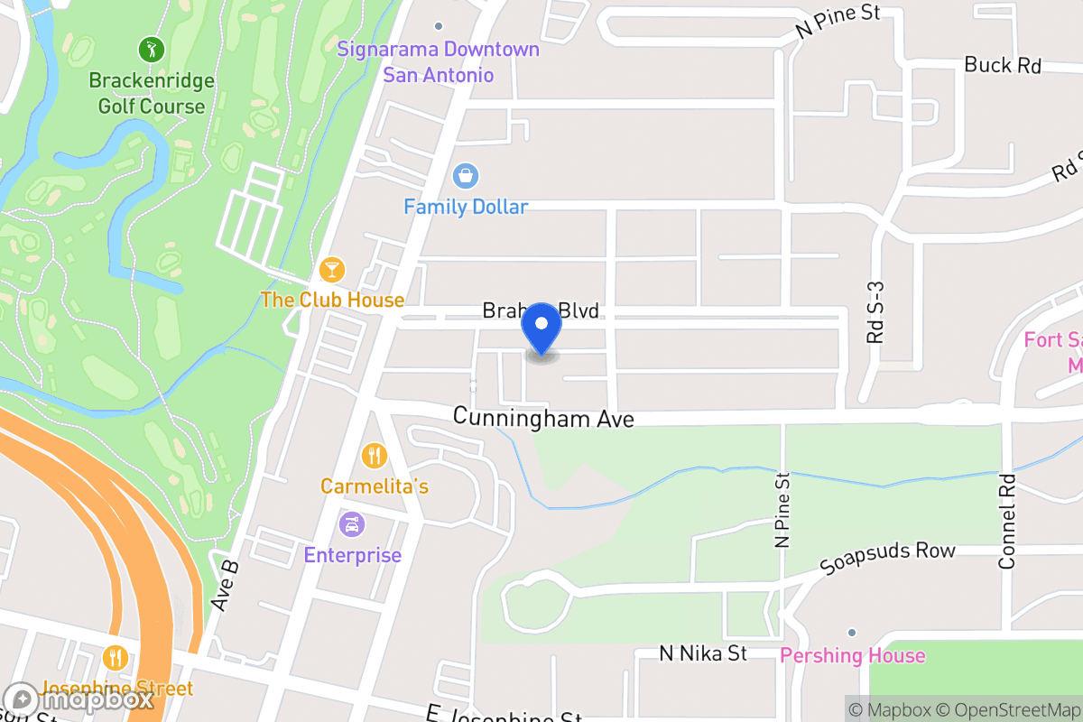 Map of 131  Haywood Ave